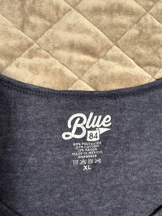 Blue 84 Navy 'Love Southport' Short Sleeve Tee - Picture 2 of 7